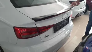 Audi A3 Uyumlu Sedan (2013-2019) LED Spoiler Piano Black (Parlak Siyah) thumb 4