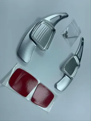 Audi A3 Uyumlu 2017+ A4 2017+ Audi A5 2017+ Paddle Shift - Silver (F1 Vites Kulakçık) thumb 2