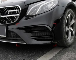 Mercedes W213 Uyumlu 2016-2019 E & C238 Coupe E63 Ön Tampon Bıçakları thumb 2
