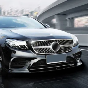 Mercedes W213 Uyumlu 2016-2019 E & C238 Coupe E63 Ön Tampon Bıçakları thumb 4