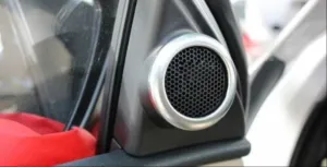 Toyota Corolla Uyumlu 2014-2018 Tweeter Halka Kaplama Silver thumb 3