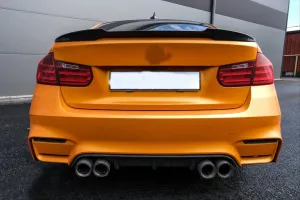 Bmw 3 Uyumlu Serisi F30 2012-2018 M3 Body Kit Arka Tampon thumb 4