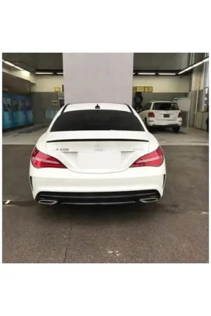 Mercedes W117 Uyumlu Cla 2013-2019 Spoiler - Piano Black (Parlak Siyah) thumb 2
