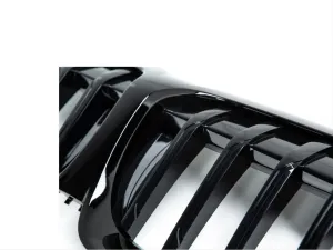 Bmw 3 Uyumlu Serisi G20 2019+ Böbrek Tek Cızgı Panjur - Piano Black thumb 2