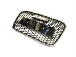 Audi A6 Uyumlu 2012-2015 Panjur Rs6 Krom/Nikelaj Çerçeve thumb 2