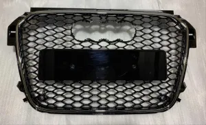Audi A1 Uyumlu 2011-2015 Rs1 Panjur Siyah Krom thumb 2