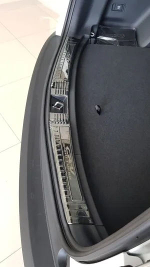 Honda Cr-V Uyumlu 2017+ Bagaj Eşik Koruma Titanyum Siyah thumb 2