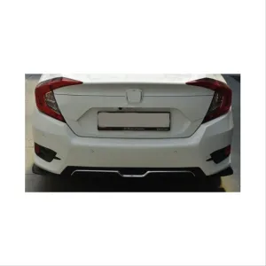 Honda Civic Uyumlu Fc5 2016-2020 Difüzör Karbon Orjinal thumb 3