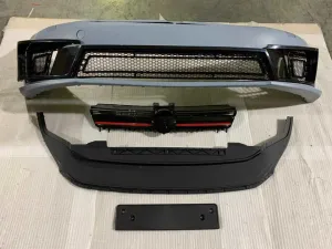Volkswagen Golf Uyumlu 7 Mk7 2012-2018 Ön Tampon + Panjur R400 thumb 3