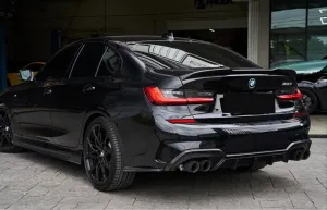 Bmw 3 Uyumlu Serisi G20 2019+ M4 Spoiler - Piano Black (Parlak Siyah) thumb 2