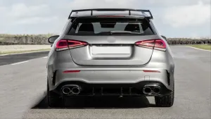Mercedes A45 Uyumlu W177 Hatchback 2019+ Silver Difüzör & Egzoz Seti- Silver Egzoz İle thumb 4