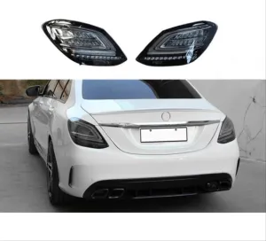 Mercedes W205 Uyumlu 2015-2018 LED Stop Smoke thumb 3