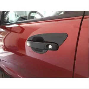 Ford Ranger Uyumlu 2015-2021 Dış Kapı Kolu Kaplama Siyah thumb 2