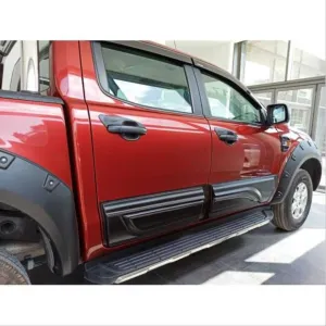 Ford Ranger Uyumlu 2015-2021 Dış Kapı Kolu Kaplama Siyah thumb 3