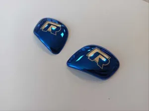 Volkswagen R Uyumlu Line Vites Kenar Kaplama - Mavi thumb 3