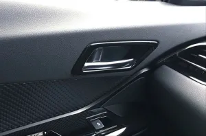 Toyota C-Hr Uyumlu 2016-2019 Kapı Kolçak Kaplama Titanyum Siyah thumb 2
