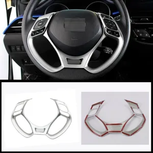 Toyota C-Hr Uyumlu 2016-2019 Direksiyon Kaplama Silver thumb 3