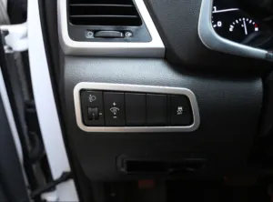 Hyundai Tucson Uyumlu 2015-2018 Kontrol Panel Kaplama - Silver (ABS) thumb 3