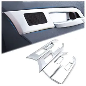 Hyundai Elantra Uyumlu 2016-2019 İç Kapı Kolu Kaplama - Silver (ABS) thumb 3
