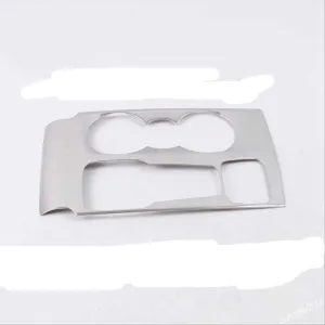 Ford Focus Uyumlu 2019-2021 Vites Çerçeve Kaplama - Titanyum Silver thumb 4