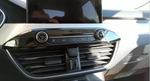 Ford Focus Uyumlu 2019+ Orta Panel Kaplama - Titanyum Siyah thumb 2