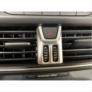 Ford Focus Uyumlu 2019+ İkaz Düğme Kaplama Silver (ABS)DRS Tuning kalitesiyle tanışın! Özel olarak Ford  model araçlar için üretilen bu ürün, otomobilinizin hat