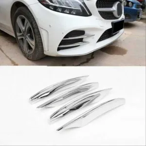 Mercedes W205 Uyumlu 2015-2018 Sis Kası 4 Parça (Krom) thumb 3