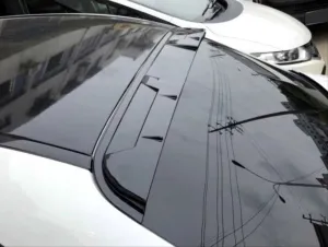 Mercedes W205 Uyumlu 2015-2021 Cam Üstü Spoiler - Piano Black (Parlak Siyah) thumb 3