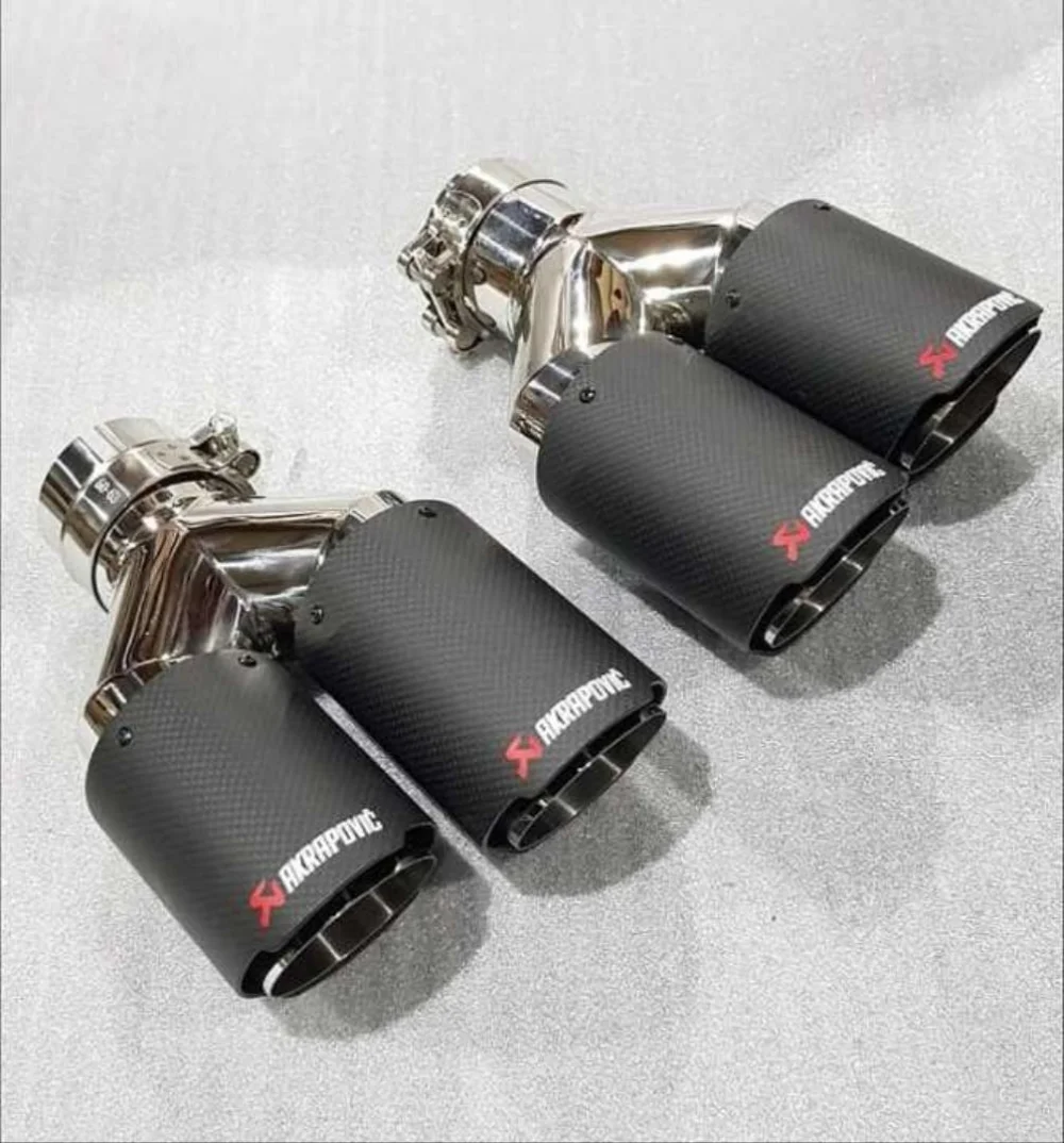 Akrapovıc Egzoz Uyumlu Bölmeli Dual 76 Mm