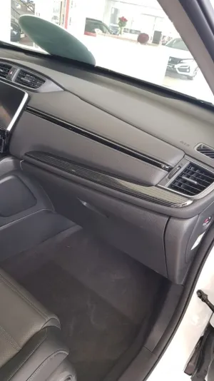 Honda Cr-V Uyumlu 2017+ Karbon Göğüslük Kaplama 2 Parça thumb 4