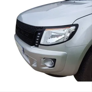 Ford Ranger Uyumlu 2012-2016 T6 Far Çerçevesi Siyah thumb 4
