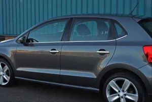 Volkswagen Polo Uyumlu 2009-2017 Cam Çıtası Nikelaj thumb 4