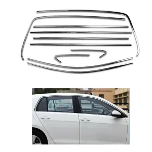 Volkswagen Golf Uyumlu 7 - 45419 2013-2020 Cam Çerçeve Nikelajı thumb 3