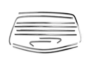 Volkswagen Golf Uyumlu 7 - 45419 2013-2020 Cam Çerçeve Nikelajı thumb 4