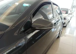Volkswagen Golf Uyumlu 7 - 45419 2013-2020 Yarasa Ayna Kapağı Karbon thumb 3