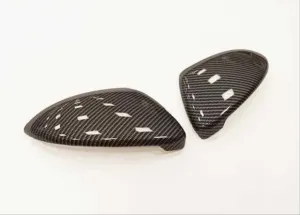 Volkswagen Golf Uyumlu 7 - 45419 2013-2020 Yarasa Ayna Kapağı Karbon thumb 4
