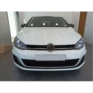 Volkswagen Golf Uyumlu 7Mk7 2012 - 2018 U LED Far Silver Hareketsiz thumb 3