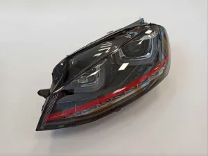 Uyumlu 7 Mk7 2012-2018 U LED Far Gti Kırmızı thumb 3