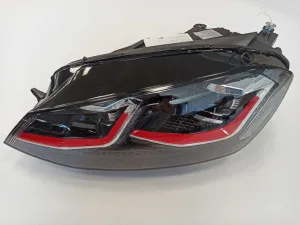 Volkswagen Golf Uyumlu 7 Mk7 2012-2018 J LED Far Gti Kırmızı thumb 2