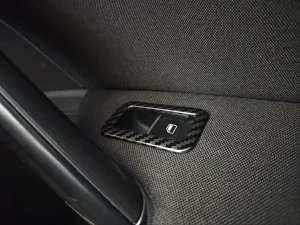 Volkswagen Golf Uyumlu 7 - 45419 2013-2020 Cam Açma Kapama Kaplama - Karbon thumb 4