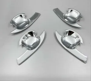 Toyota Hilux Uyumlu Vigo 2012-2015 Kapı Kolu İç Kaplama Krom thumb 2