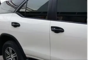 Toyota Hilux Uyumlu Revo 2016-2019 Kapı Kolu İç Kaplama Siyah thumb 3