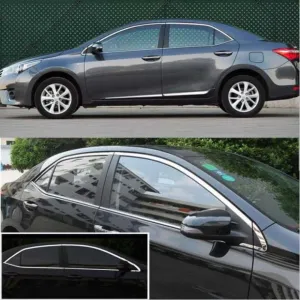 Toyota Corolla Uyumlu 2013-2016 Cam Çıtası NikelajDRS Tuning kalitesiyle tanışın! Özel olarak Toyota  model araçlar için üretilen bu ürün, otomobilinizin hatlar