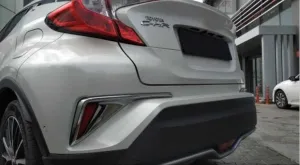 Toyota C-Hr Uyumlu 2016-2019 Arka Sis Kaplaması Nikelaj thumb 2