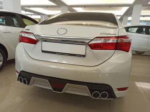 Toyota Corolla Uyumlu 2012-2018 Difüzör 4 Egzoz Siyah/Silver thumb 3