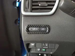 Nissan Qashqai Uyumlu 2014-2020 Küçük Kontrol Kaplama - Karbon thumb 2