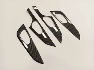 Nissan Qashqai Uyumlu 2014-2020 Kapı İç Kaplama - Karbon thumb 3