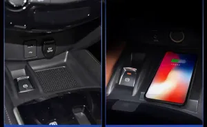 Nissan X-Trail Uyumlu 2014-2017 Kablosuz Telefon Şarj Standı thumb 4