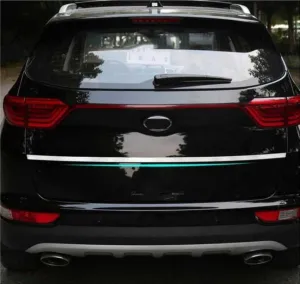 Kia Sportage Uyumlu 2016-2019 Bagaj Kapağı Orta Çıtası Krom thumb 2