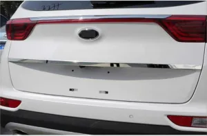 Kia Sportage Uyumlu 2016-2019 Bagaj Kapağı Orta Çıtası Krom thumb 4